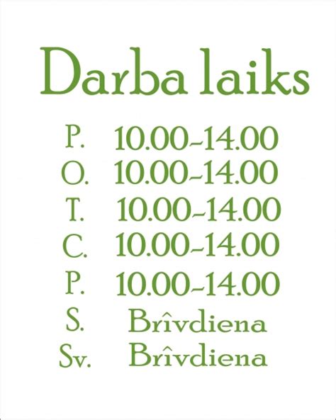 avg darba laiks.